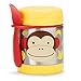 Skip Hop Baby Zoo Little Kid and Toddler Insulated Food Jar and Spork Set, Multi, Marshall Monkey