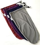 Shooin EZ-Pack Expandable Travel Shoe Bags with Locking Drawstring