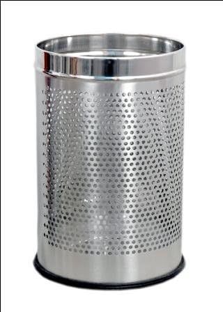 ZIH Perforated Open Dustbin (10" x 14",100% StainleSteel)