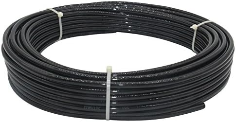 Pneulead PU Tube, PU1/4 100ft B | 1/4" O.D. Pneumatic Air PU Hose Black (Priced per roll)