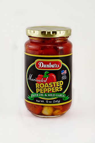 Dunbars 12 Ounce Jar Marinated Roasted Peppers, 12Pack