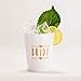 (12 Pack ) Bride and Bride Tribe Cups White - for Bachelorette, Bridal, & Hen Parties
