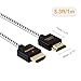 CableCreation Ultra Thin 3ft 4K HDMI Cable Male to Male, Highly-Speed Slim Low Profile Cable for 3D, 4K@60Hz, ARC - Nylon Braided
