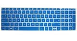 Ultra Thin High Quality Soft Silicone Keyboard Protector Skin Cover for 17.3-inch HP Pavilion ENVY 17-j*** 17t-j*** 17-e*** 17-f*** 17-p*** series, such as 17-j017cl, 17-j013cl, 17-j020us, 17-j027cl, 17-j037cl, 17-j043cl, 17-j057cl, 17-j100, 17-j120us, 17-j130us, 17-j150nr, 17-j160nr, 17-j184nr, 17-j185nr, 17-j115eg, 17t-j000, 17t-j100, 17-e050us, 17-e020us, 17-e010us, 17-e046us, 17-e079nr, 17-e040us,17-f010us, 17-f030us, 17-f061us, 17-f113dx, 17-f114dx, 17-f115dx, 17-f121ds, 17-f133ds, 15-f205dx, 17-f215dx, 17-f221nr, 17-f222nr, 15-f305dx, 17-p010nr, 17-f030us 17.3-Inch Laptop US Layout (Semi-Blue)