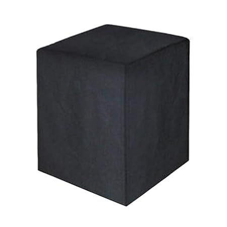 YMXLJF Möbelabdeckung staubdicht wasserdicht großer Schattenschutz Grillrost quadratisch Oxfordtuch – Outdoor Plane, schwarz