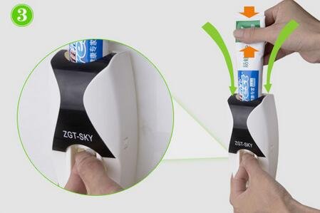 Wall of Dragon Bathroom Accessories Sets Tooth brush Supplies Automatic Toothpaste Squeezer Dispenser Toothbrush Holder