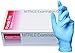 Skintx 50015-L-BX Nitrile Medical Grade Examination Glove, 5 mil - 5.5 mil, Powder-Free, Textured, Latex-Free, Chemotherapy Tested, Non Sterile, Large, Blue, Pack of 100