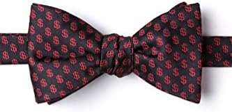 Dollar Signs Butterfly Bow Tie