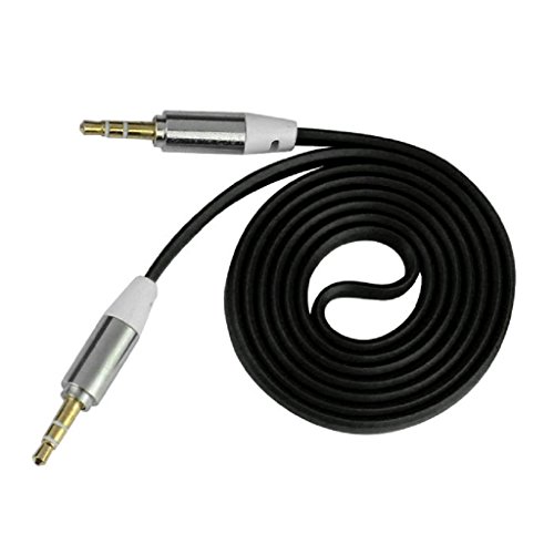 3.5mm Stereo Auxiliary Cable Male to Male Flat Audio Music Aux Cord