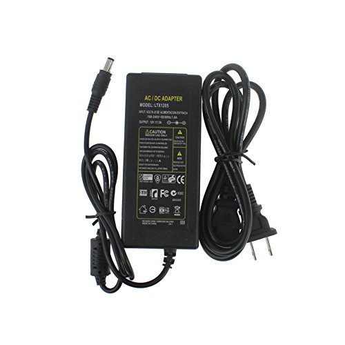 Power Supply Transformers LED Adapter 12V 5A Max 60 Watt for LED Strip Lights SMD 5050 3528