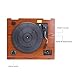HOFEINZ Vintage Style Natural Wood Belt Driven Record Player with 3 Speed Built in Stereo Speakers, Bluetooth and Vinyl-to-MP3 Recording…thumb 2