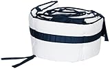 Baby Doll Bedding Modern Hotel Style Crib Bumper, Navy