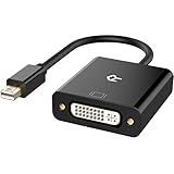 Rankie Mini DP to DVI, Gold 1080P Plated Mini DisplayPort (Thunderbolt Port Compatible) to DVI Male to Female Adapter Converter (Black)