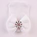 WILLTOO Newborn Lovely Soft Cute Hat Bow Baby Girl Hospital Beanie Hat (B)