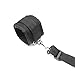 Nomisex Bed Restraint Kit with Hand Cuffs and Ankle Cuffs Sexul BDSMS Spreader Bedroom Bondage Restraint System Set with Velcro Adjustable for Sex Play Includes Mask Black