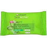 Garnier SkinActive Clean+ Refreshing Makeup Remover Wipes,  25 Count
