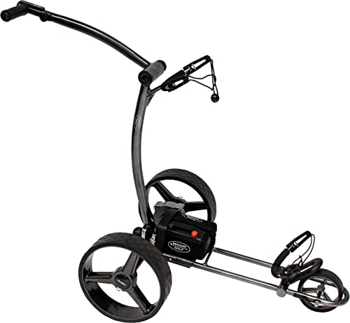 BeeGon Golf Chariot de Golf électrique GT-X400 Pro Anthracite avec Batterie au Lithium 18 Ah