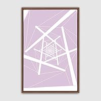 Framed Canvas Wall Art Minimalistic Painting Canvas Prints Home Artwork Decoration for Living Room,Bedroom - 16x24 inches