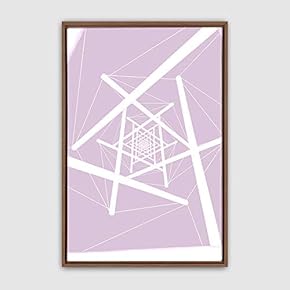 Framed Canvas Wall Art Minimalistic Painting Canvas Prints Home Artwork Decoration for Living Room,Bedroom - 16x24 inches