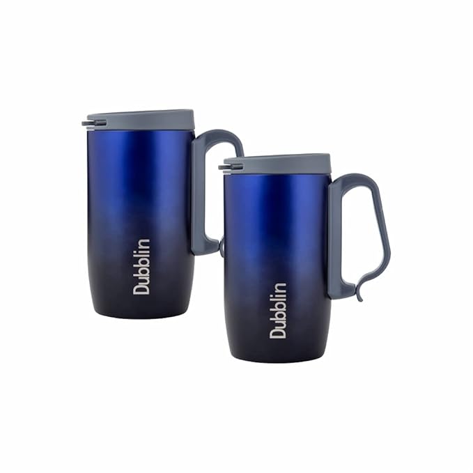 Buy Dubblin Casa Set Stainless Steel Unbreakable Tea Coffee Mug Double Wall Insulated with