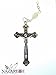 Mother of Pearl Rosary Cross with Mary Medal and Holy Soil From Jerusalem