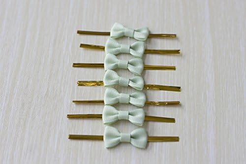 Cheonus 20PCS Ribbon Bows Twist Tie Gold Color Twist 3cmX1.6cm For Sweet Cookie Candy Bakery Bags Gift Wrapping Wedding Favors Baby Shower Decoration