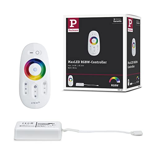 Paulmann 79797 Strip MaxLED RGBW Controller max. 144 watt dimmable Lighting Strip White Light Strip Plastic LED Strip