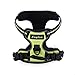 Eagloo Dog Harness Large Breed, No Pull Service Vest with Reflective Strips and Control Handle, Adjustable and Comfortable for Easy Walking, No Choke Pet Harness with 2 Metal Rings, Green, XL