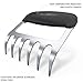Ablest 2 Pcs BBQ Pulled Pork Stainless Steel Barbecue Shredder Bear Claws Meat Handler Carving Forks