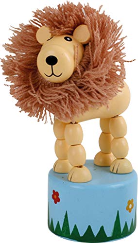 small foot Drücktiere "Afrika", Drückfigurenset aus Holz, sechs verschiedene Tier-Holzfiguren, ab 3 Jahre, 7924 – Bild 3