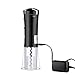 Wine Opener, Electric Wine Opener, DEIK Rechargeable Electric Corkscrew, Cordless Wine Bottle Opener with Removable Foil Cutter, Black