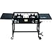 Barton Outdoor Camping Propane Double Burner Stove 2 Folding Cook Cooking Station Stand Picnic BBQ Grill 58,000 BTU, Blackthumb 2