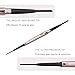 Music Flower Eyebrow pencil with Dual Ends, Eyebrow pen Brow Pencil Dark Brown
