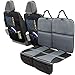 Car Seat Protector Set with Tablet Holder Kick Mat Cover (4 Pack) Thickest Padding - 2 Sets of Car Seat Protectors and Kick Mat Backseat Organizers - Kids, Dogs