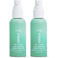 COOLA Organic Scalp Spray & Hair Sunscreen Mist with SPF 30, Dermatologist Tested Hair Care for Daily Protection, Vegan and Gluten Free, Ocean Salted Sage, 2 Fl Oz