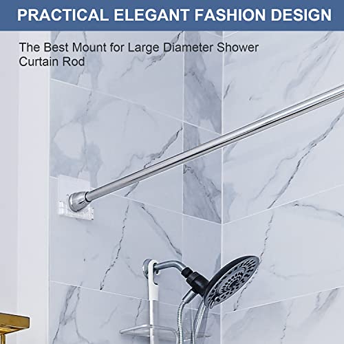 Adhesive Shower Curtain Rod Holder Kitosun Wall Mount Bathroom