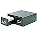 MMF Industries STEELMASTER Card Catalog Cabinet | Holds 4” x 6” Cards | 1500 Cards Per Drawer | Follower Block | Two Drawers | Rubberized Feet | Steel 4 x 6 Index Card Box