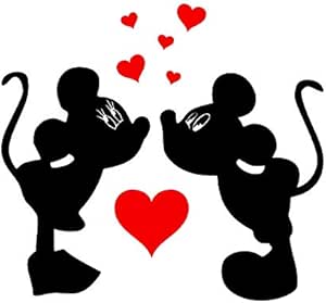 Mickey Mouse Minnie Mouse Disney Pegatina de pared Calcomanías de pared