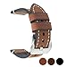 20mm 22mm 24mm Genuine Leather Watch Band Vintage Watch Strap for Men Women Black Brown