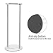 BestOnly Headphone Stand Headset Holder Universal Solid Steel Earphone Stand with Supporting Bar for All Headphones Size,Silver