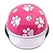 Prima Dog Helmets for Dogs, Cats, and All Small Pets - Pink Paws for small dogs 5-10 lbs. (9-11