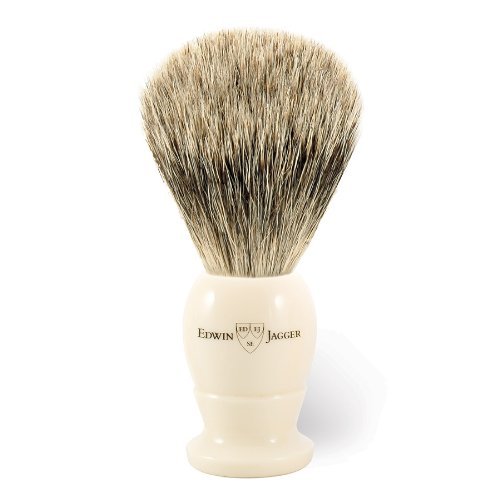 Edwin Jagger Best Badger Shaving Brush in Ivory, Medium by Edwin Jagger