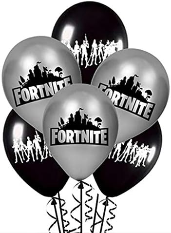 NimbleMinLki 12 Inch Fortnite Battle Royal Game Latex Balloon Halloween Party Decor Ornament - 8pcs-Arrive Before Christmas