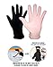Kami-So Figure Skating Gloves | Ice Skating Accessories for Girls, Women | Gel Wrist Protection | Thermal Padded Wear | Skate Accessories for Practice, Ice Skate Outfit, Nude Gloves | Beige | Small