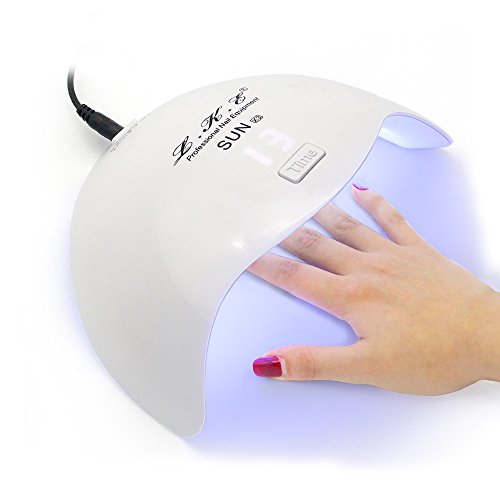 image for LKE 24W Gel Nail Polish Curing Lamp Fashionable Unique Mask Shape Dura