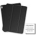 Infiland iPad Pro 12.9 2018 Case, Ultra Slim Tri-Fold Shell Case Cover Compatible with iPad Pro 12.9 Inch 2018 Release (Auto Wake/Sleep), Black