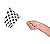 Ifavor123 Checkered Black and White Plastic Race Mini Flags â€“ Racing Themed Bulk Party Favor Novelty