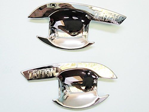 Chrome 2doors Handle Cover Insert Bowl Mitsubishi Triton L200 Animal Ml 2006-2012