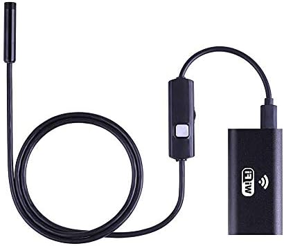 AWFNKJ 2MP Wireless Wifi Endoscope, Borescope Digital Microscope IP67 Waterproof Mobile Endoscope Support Android Apple and Other Equipment, Inspection Borescope Camera with 2m Cable