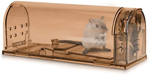 Navaris Trappola Per Topi E Piccoli Roditori Set Trappole Per Catturare Topolini Senza Ucciderli Mouse Trap Riutilizzabile Interno Esterno